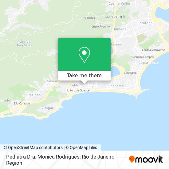 Pediatra Dra. Mônica Rodrigues map