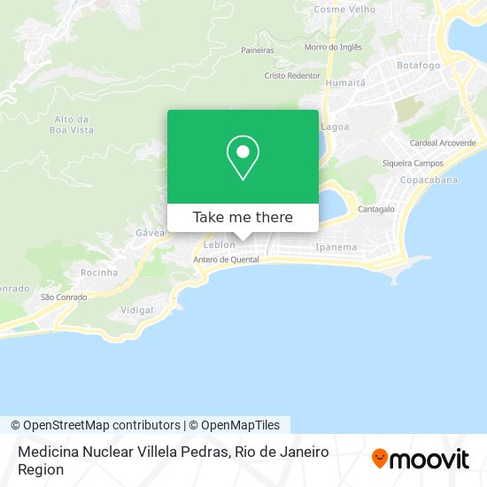 Mapa Medicina Nuclear Villela Pedras