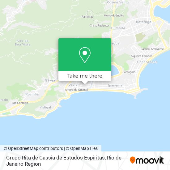 Grupo Rita de Cassia de Estudos Espiritas map