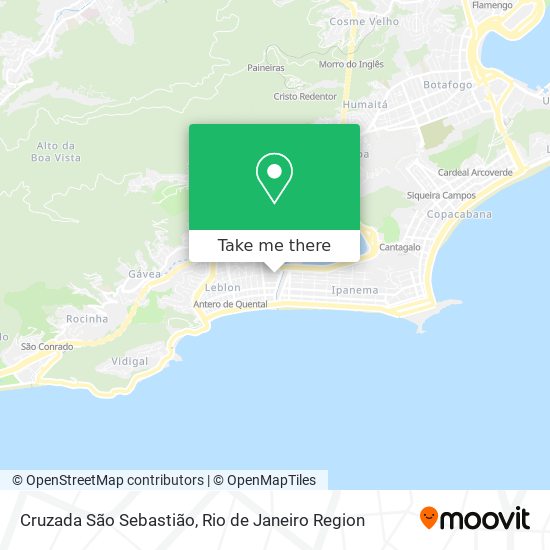 Cruzada São Sebastião map