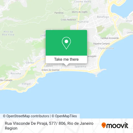 Rua Visconde De Pirajá, 577/ 806 map