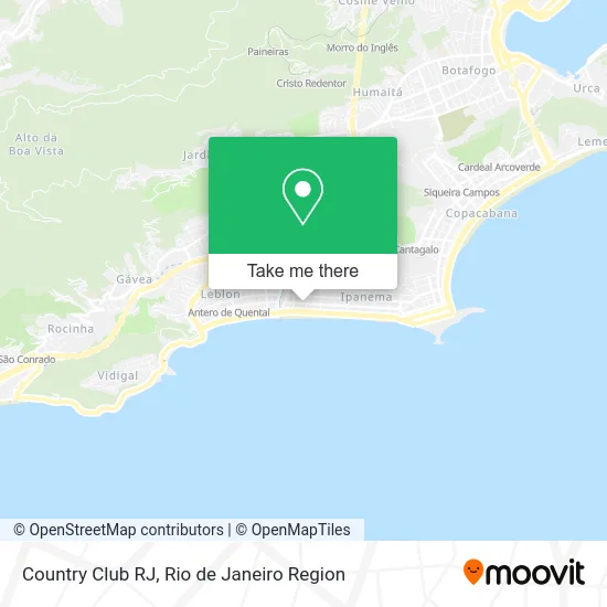 Country Club RJ map