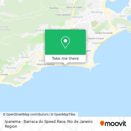 Ipanema - Barraca do Speed Race map