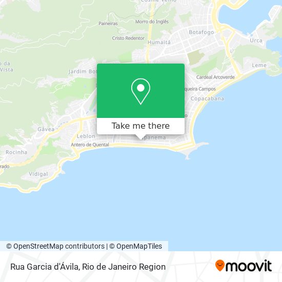 Rua Garcia d'Ávila map