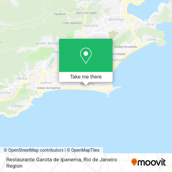 Restaurante Garota de Ipanema map