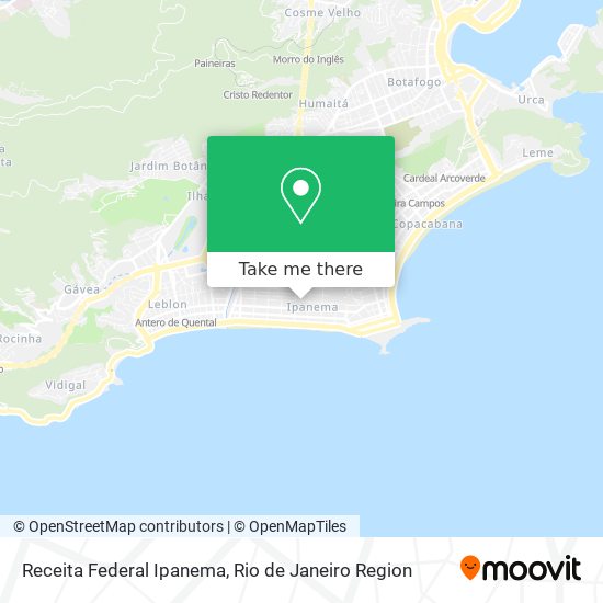 Mapa Receita Federal Ipanema