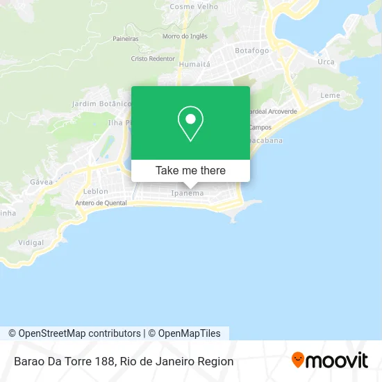 Barao Da Torre 188 map