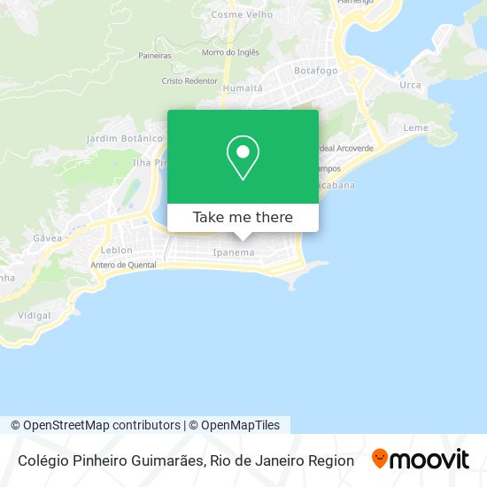 Mapa Colégio Pinheiro Guimarães