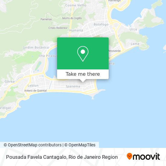 Pousada Favela Cantagalo map