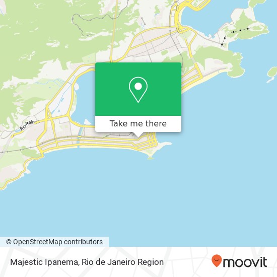 Mapa Majestic Ipanema