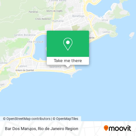 Mapa Bar Dos Marujos