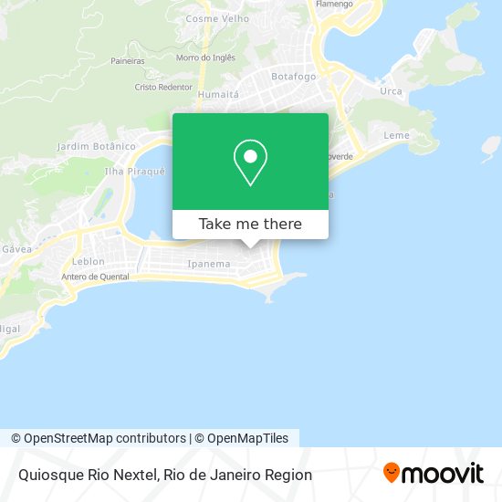 Mapa Quiosque Rio Nextel