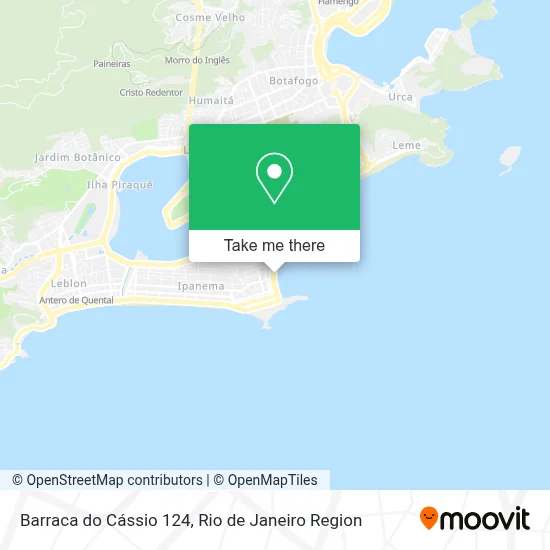 Barraca do Cássio 124 map