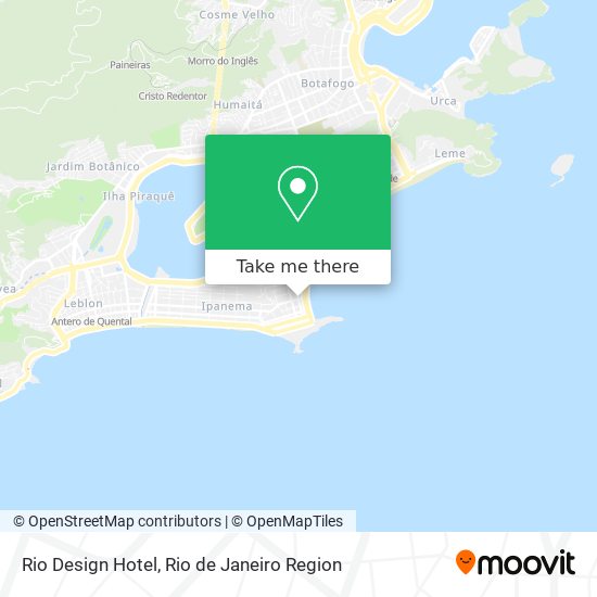 Rio Design Hotel map