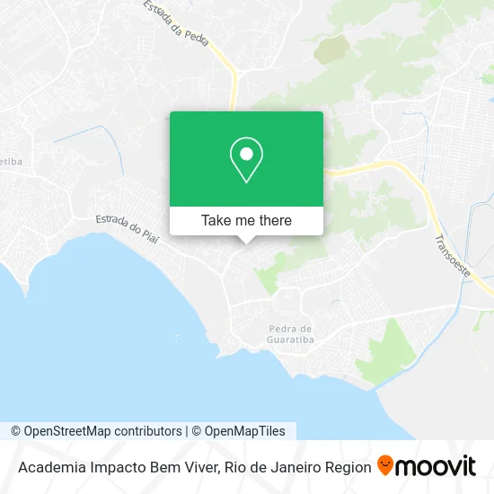 Academia Impacto Bem Viver map