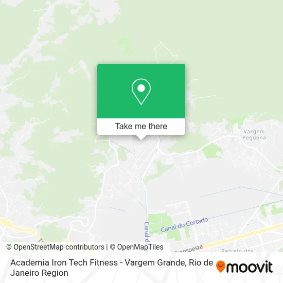 Academia Iron Tech Fitness - Vargem Grande map