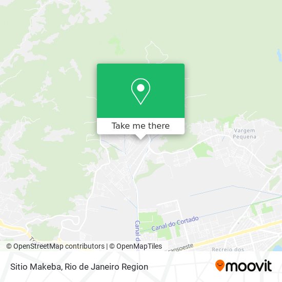 Mapa Sitio Makeba