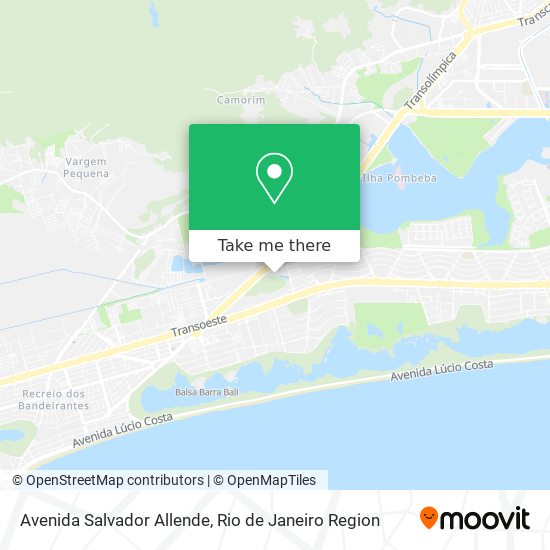 Avenida Salvador Allende map