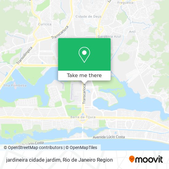 jardineira cidade jardim map