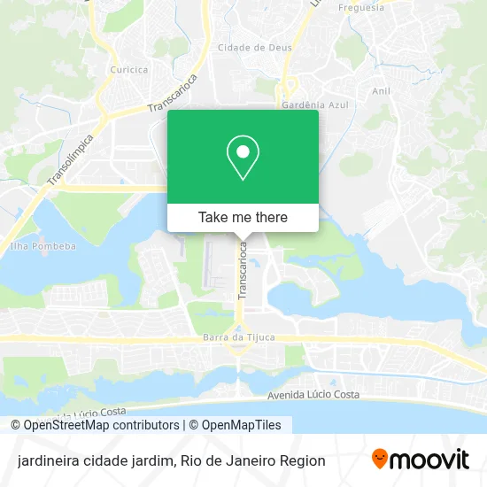 jardineira cidade jardim map