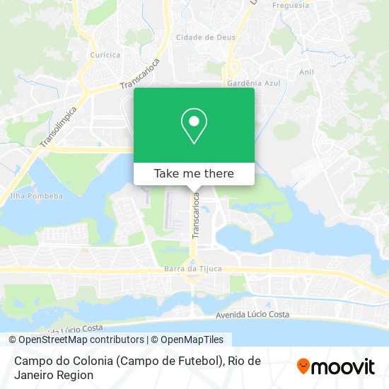 Campo do Colonia (Campo de Futebol) map