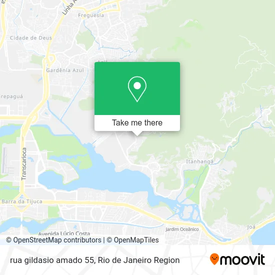 rua gildasio amado 55 map