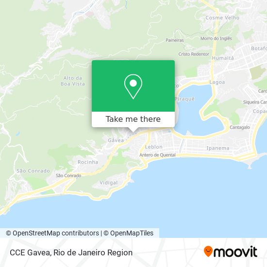 Mapa CCE Gavea