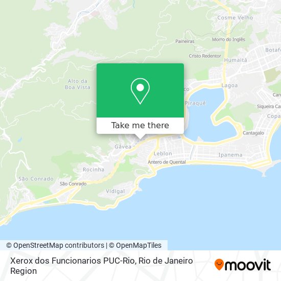 Xerox dos Funcionarios PUC-Rio map