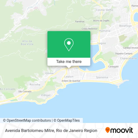 Avenida Bartolomeu Mitre map