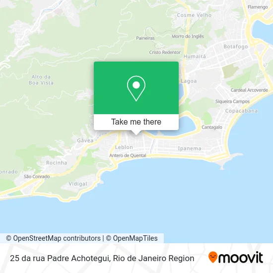 25 da rua Padre Achotegui map