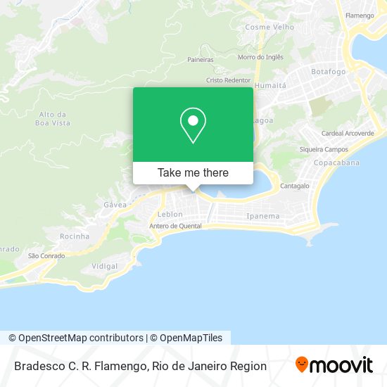 Mapa Bradesco C. R. Flamengo