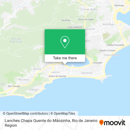 Lanches Chapa Quente do Mãozinha map