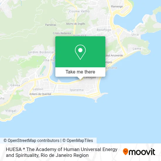 HUESA * The Academy of Human Universal Energy and Spirituality map