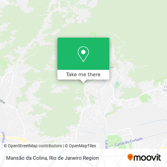 Mansão da Colina map