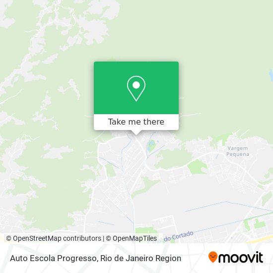 Auto Escola Progresso map