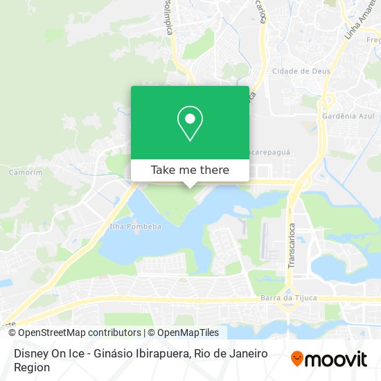 Disney On Ice - Ginásio Ibirapuera map