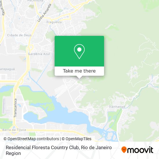 Mapa Residencial Floresta Country Club