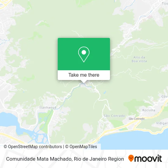 Comunidade Mata Machado map