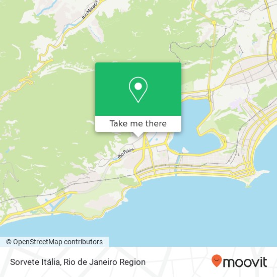 Sorvete Itália map