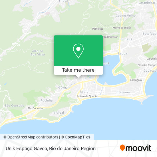 Mapa Unik Espaço Gávea