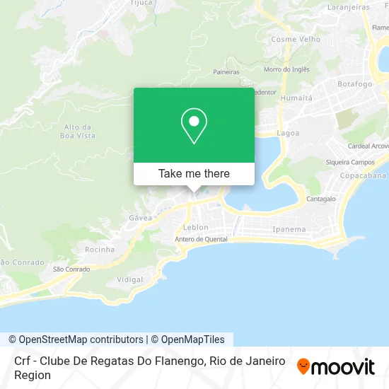 Crf - Clube De Regatas Do Flanengo map