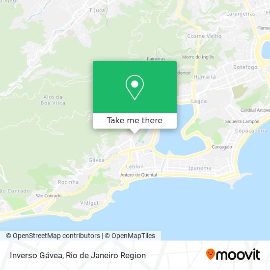 Inverso Gávea map