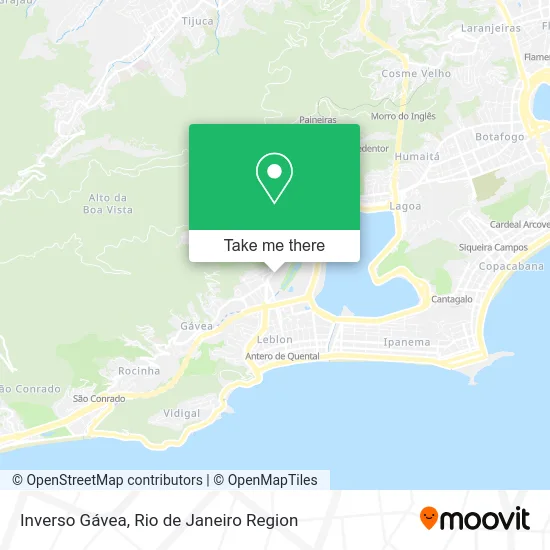 Inverso Gávea map