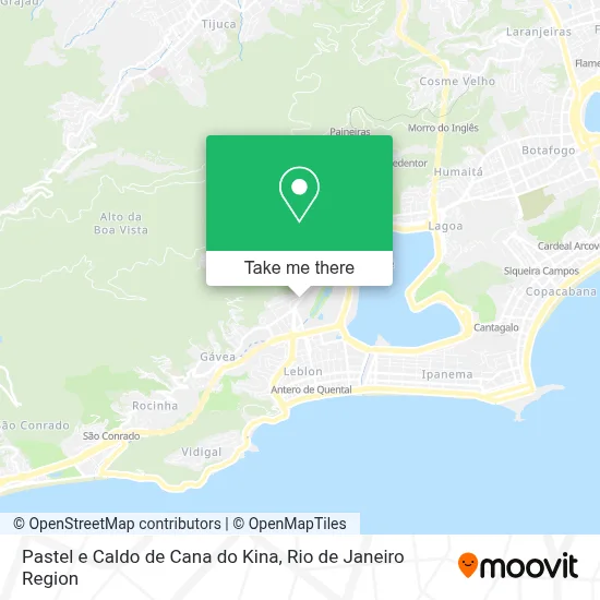 Pastel e Caldo de Cana do Kina map