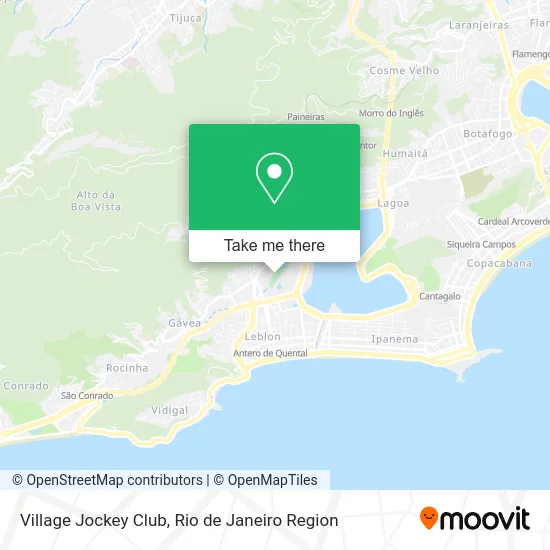 Village Jockey Club map