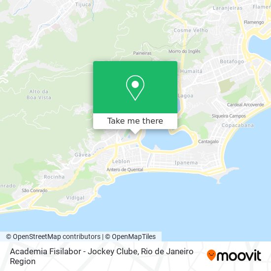 Academia Fisilabor - Jockey Clube map