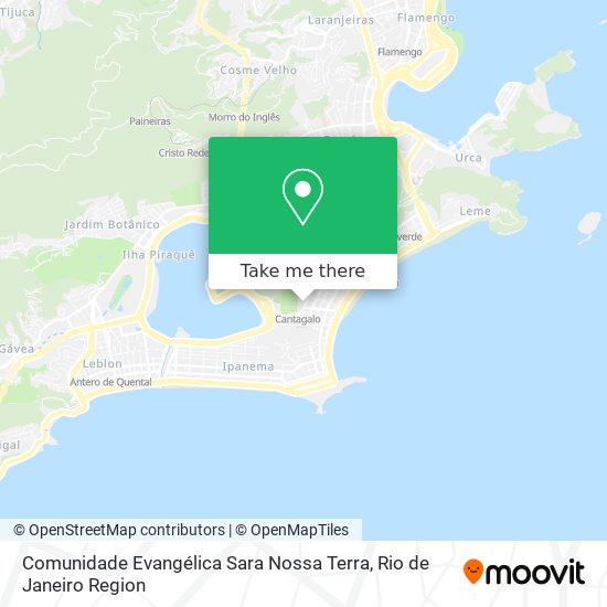 Comunidade Evangélica Sara Nossa Terra map