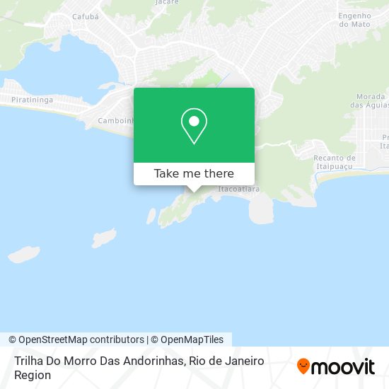 Mapa Trilha Do Morro Das Andorinhas