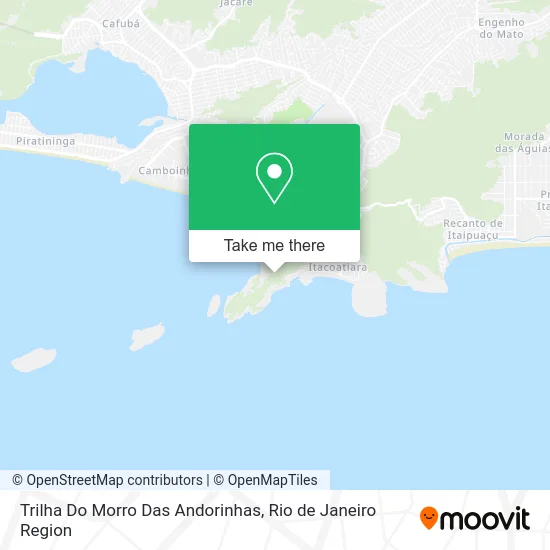 Trilha Do Morro Das Andorinhas map