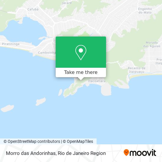 Morro das Andorinhas map